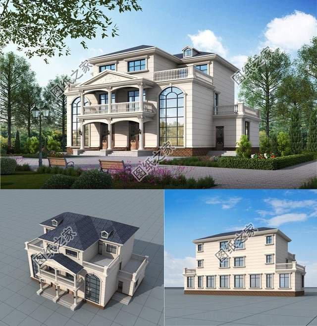 農(nóng)村雙拼別墅設(shè)計(jì)，兄弟手足情深，攜手返鄉(xiāng)一起建樓房