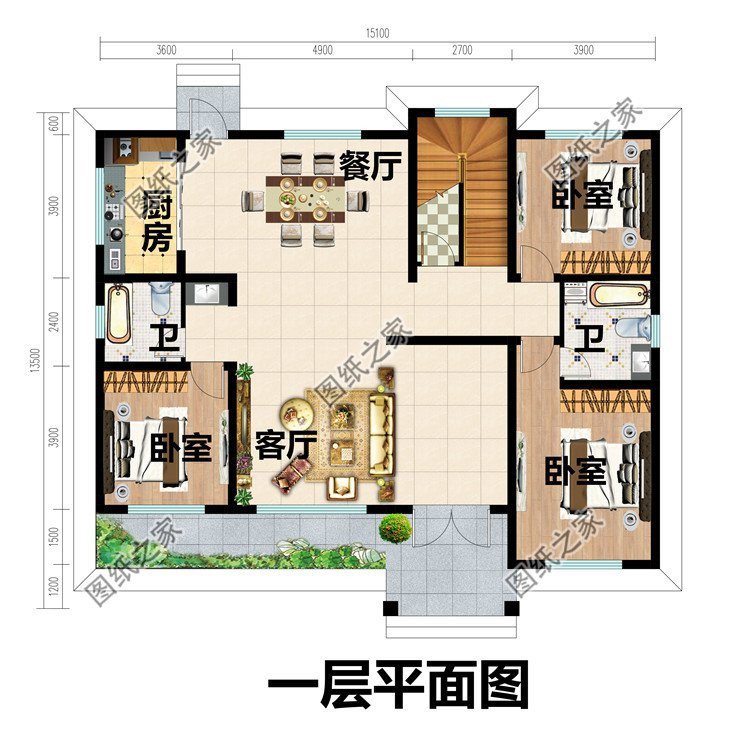 鄉村別墅設計圖集，崇尚簡約自由的生活理念，處處都是隨心自然