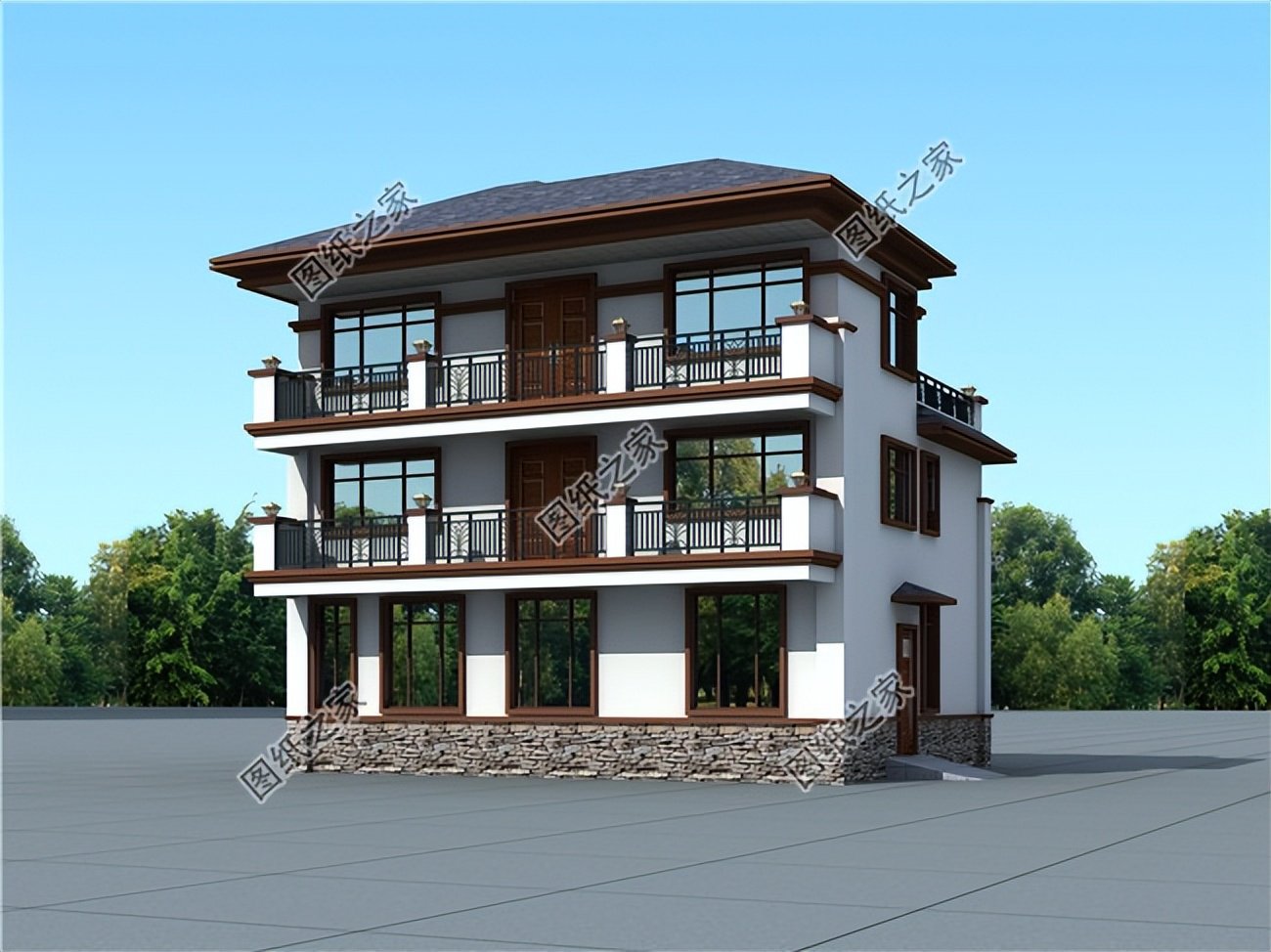 五款新中式別墅設計，外觀低調奢華內涵，室內實用舒適寬敞