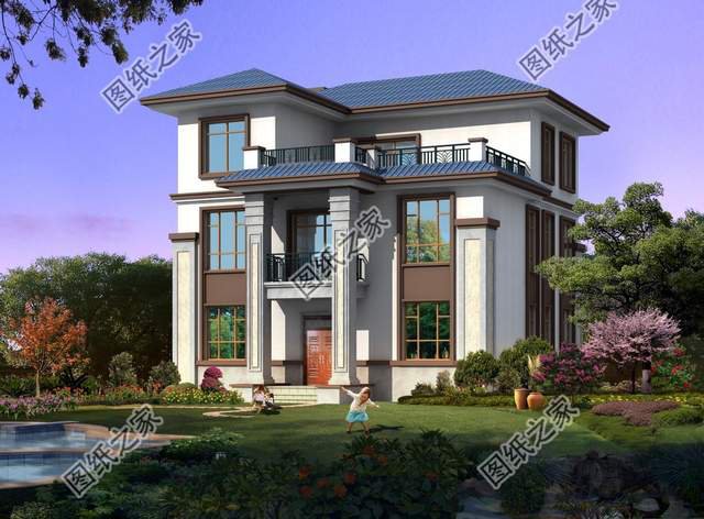 農村新中式別墅圖紙推薦，經濟又實用，建房者可以拿去參考