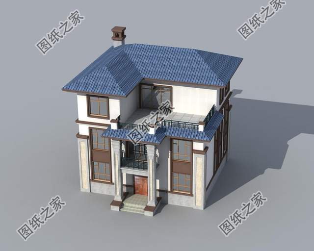 農村新中式別墅圖紙推薦，經濟又實用，建房者可以拿去參考