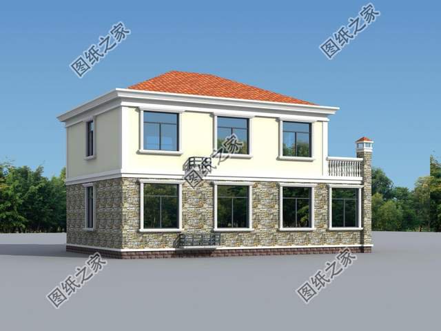 帶有煙囪的農村別墅設計，香噴噴的米飯中帶有濃郁的柴火香