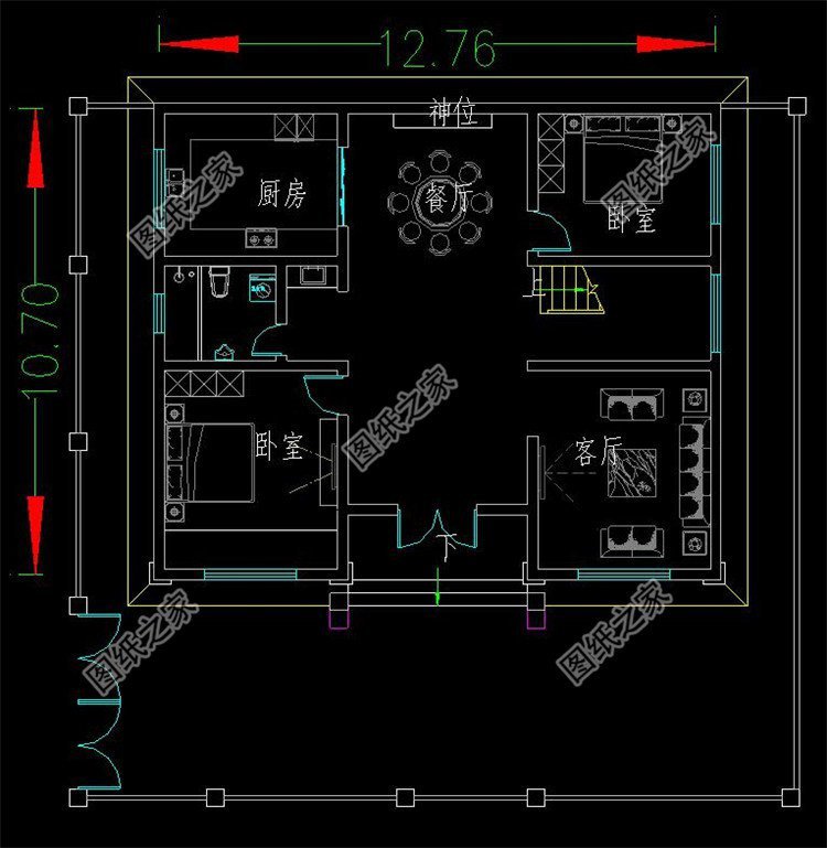 新中式二層別墅圖紙推薦，經(jīng)濟實用，越看越喜歡