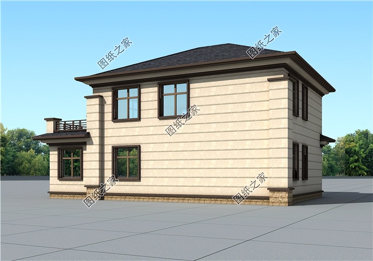 新中式二層別墅圖紙推薦，經(jīng)濟實用，越看越喜歡