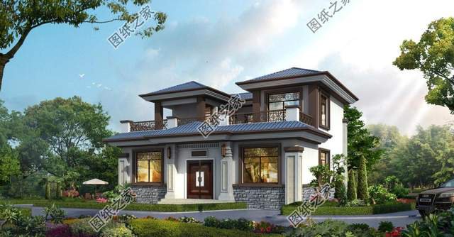 中國式庭院別墅設計，刻在骨子里的中式浪漫，適合農村建房