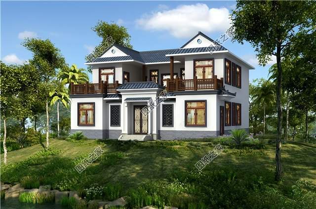 中國式庭院別墅設計，刻在骨子里的中式浪漫，適合農村建房