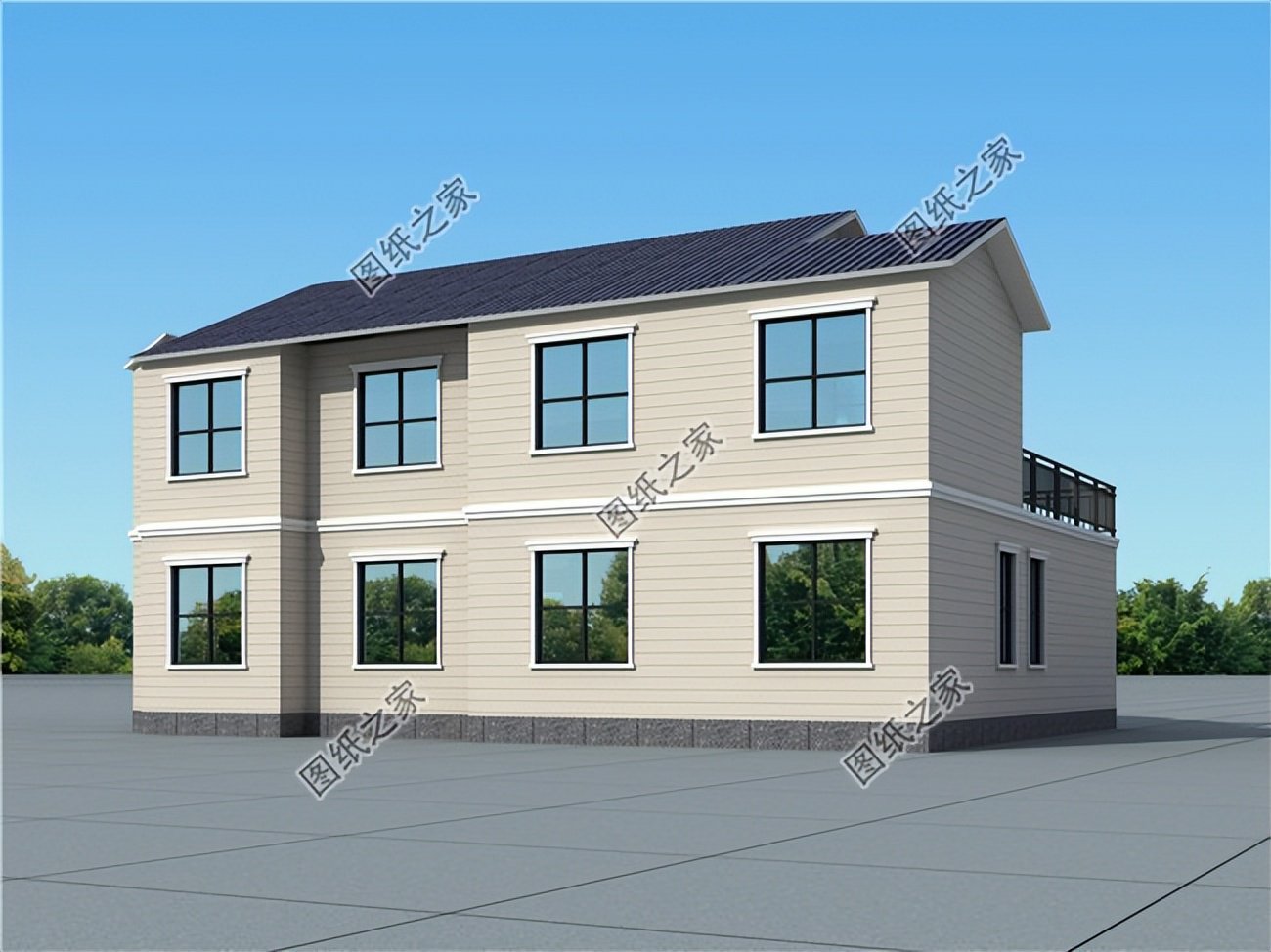 造價25~30萬農村自建房推薦，平凡生活里，感受團圓的溫暖