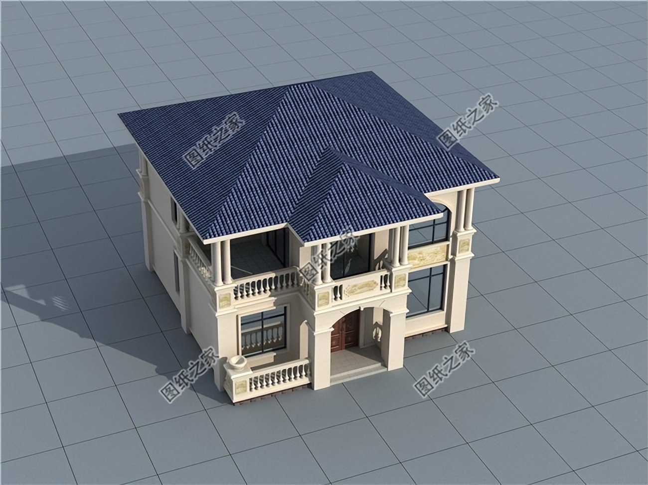 農村簡歐式自建房設計，巧妙的色彩搭配營造溫馨居住氛圍