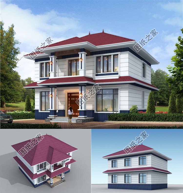 返鄉(xiāng)建棟別墅占地方正實用，生活舒適度直接拉滿惹人羨慕