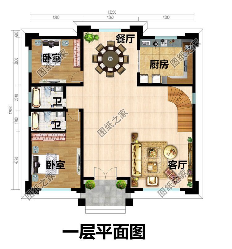 新中式農村自建房設計圖，經濟適用又時尚，爸媽都說好