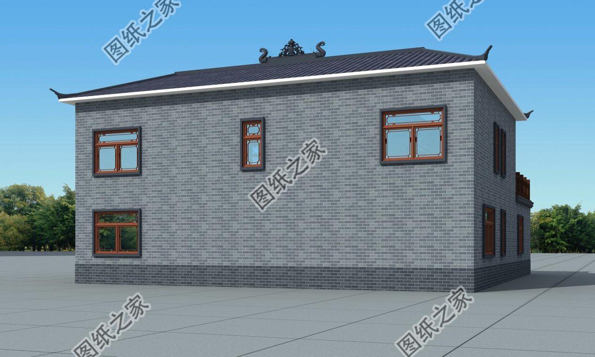 中式合院別墅設計，傳統院落式建筑理念，純樸又溫馨盡顯大家風范