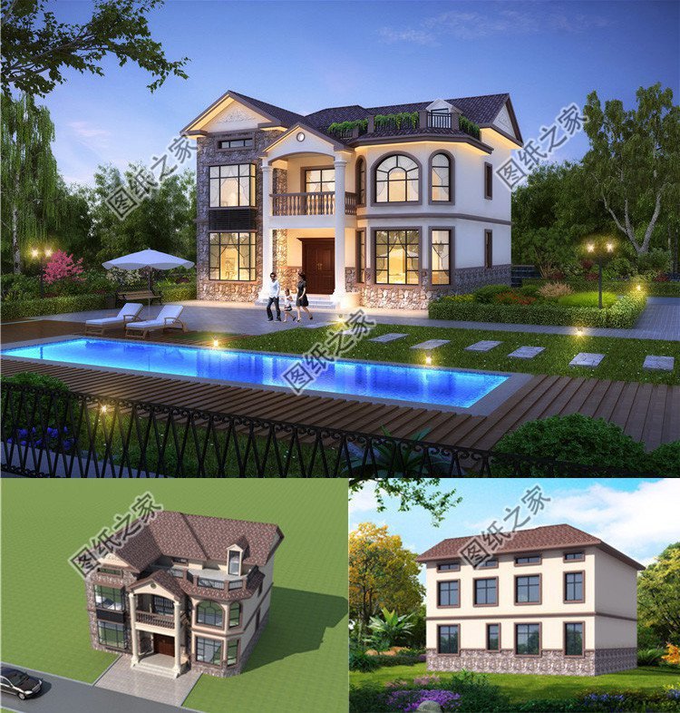 文化石裝飾的農村別墅，自然耐看呈現出清新自然的既視感