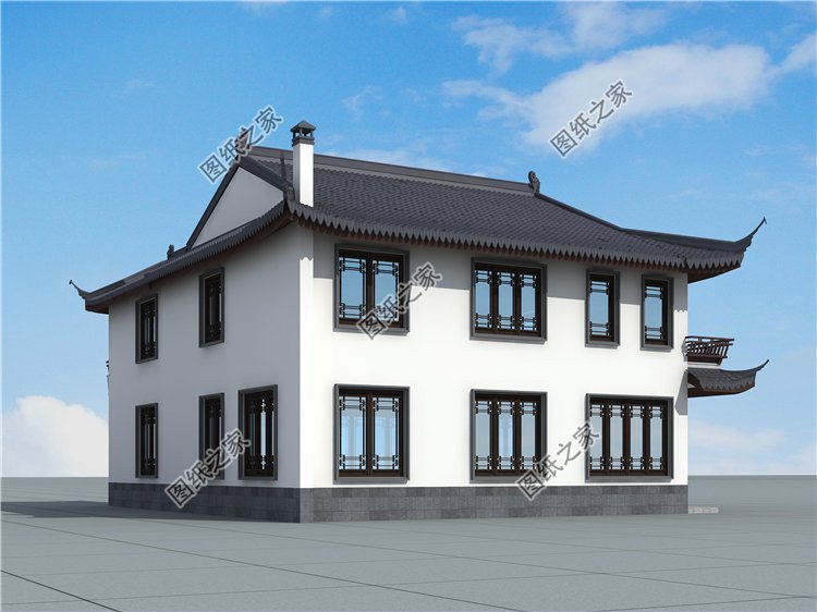 中式國風農村自建房設計，詩情畫意十足韻味，忍不住分享給大家