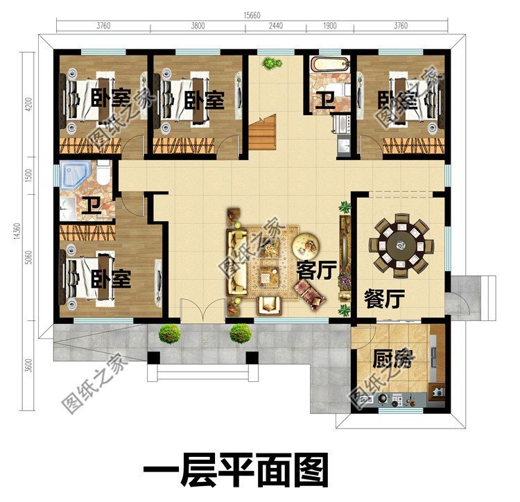 農村一層自建別墅設計，預算不高設計接地氣，喜歡收藏就別錯過