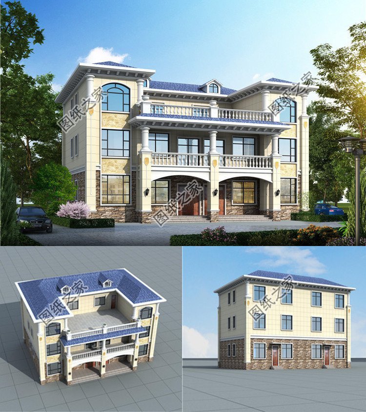 農村家里兩兄弟如何建房，雙拼合建巨劃算，快來看一看