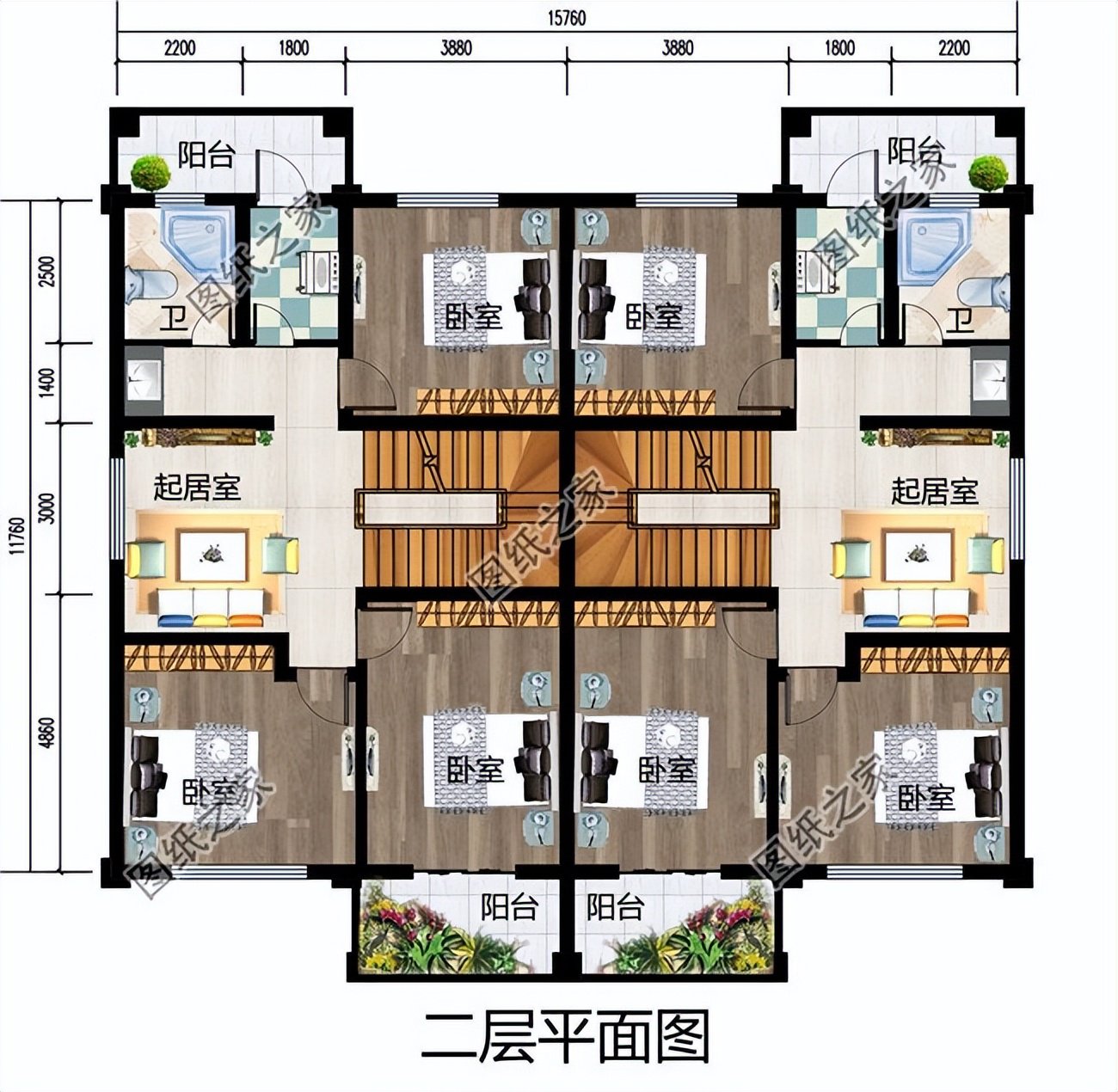 農村家里兩兄弟如何建房，雙拼合建巨劃算，快來看一看