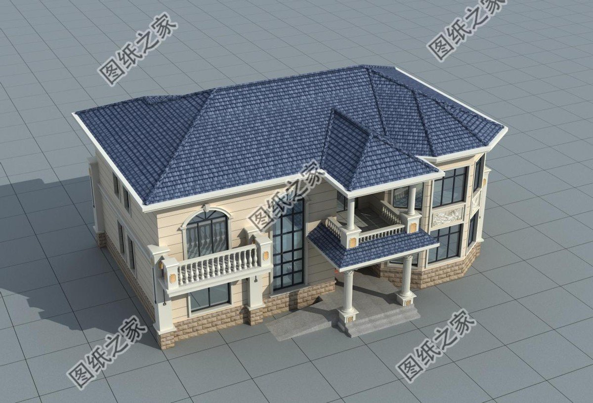 鄉村二層別墅設計，過上安心溫馨的晚年生活，享受天倫之樂