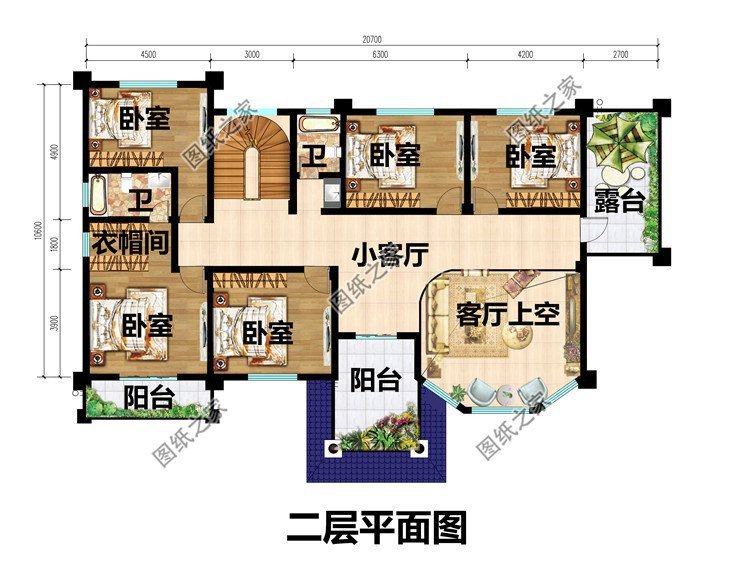 鄉村二層別墅設計，過上安心溫馨的晚年生活，享受天倫之樂