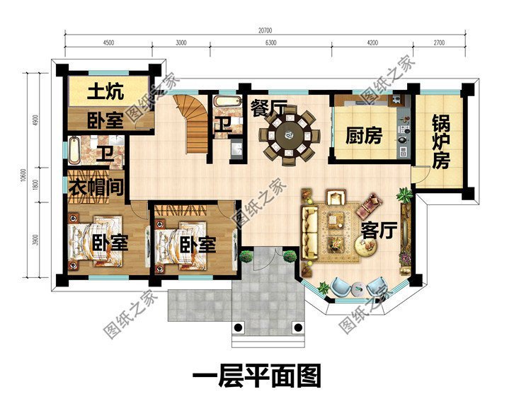 鄉村二層別墅設計，過上安心溫馨的晚年生活，享受天倫之樂