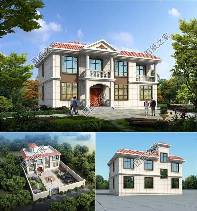 簡歐式農村二層自建房，整體住宅低調溫馨，是值得建造的好房子