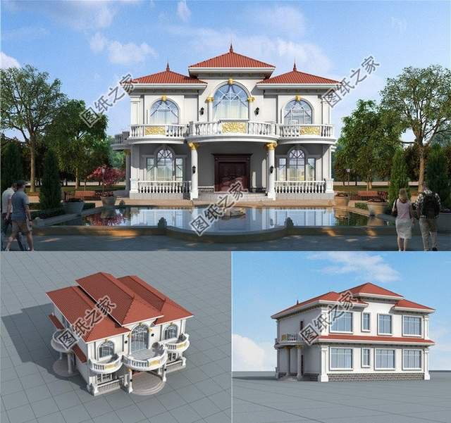 巴洛克風農村別墅設計，浪漫唯美感要溢出來了，越看越喜歡