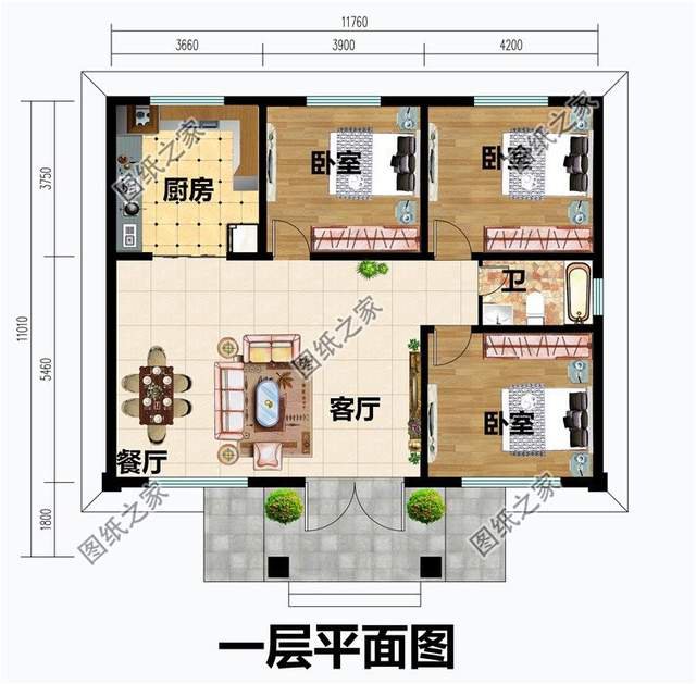 農(nóng)村一層自建房設(shè)計，追求回歸本真，向往的生活