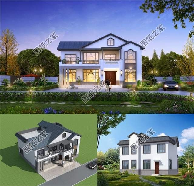 農村別墅建的好家庭生活樂逍遙，建房圖紙看一看走過路過別錯過