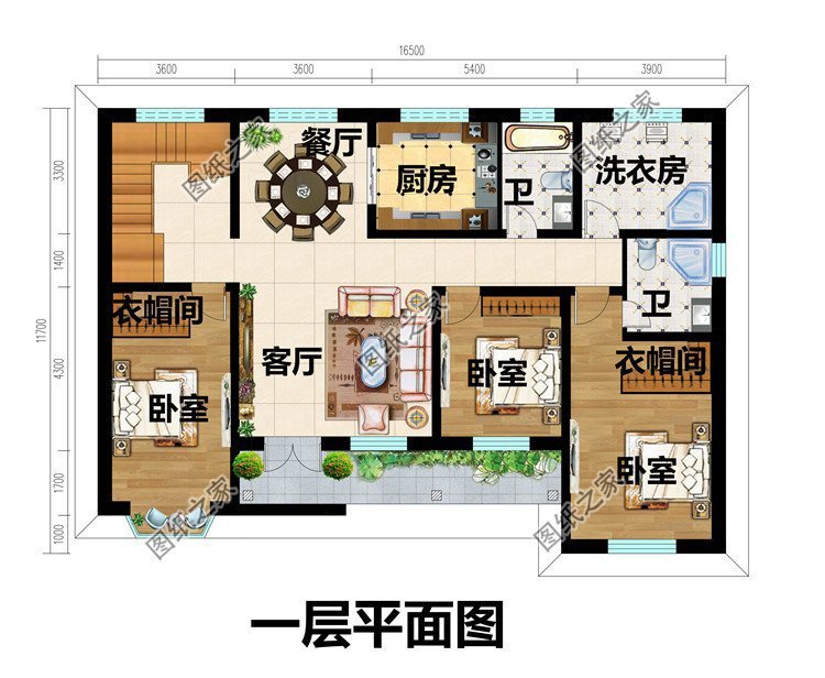 農村自建養老房別墅設計，居住空間合理有序，晚年生活有條不紊