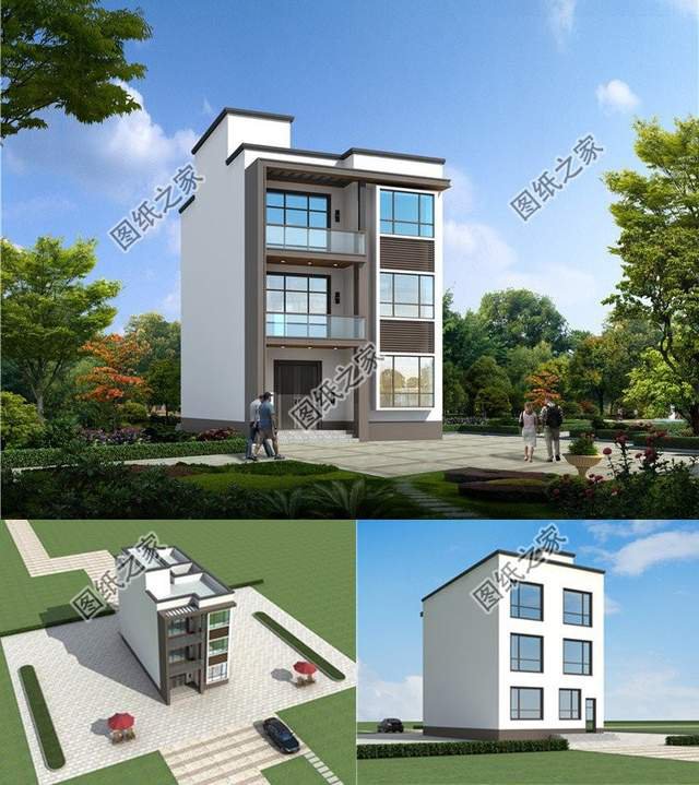 現代農村別墅推薦，全新的建房理念，追求簡單時尚感