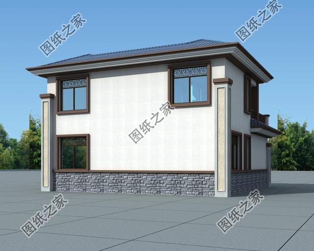 復古農村別墅設計，中式對稱之美略顯大氣，散發著幾百年的厚重感