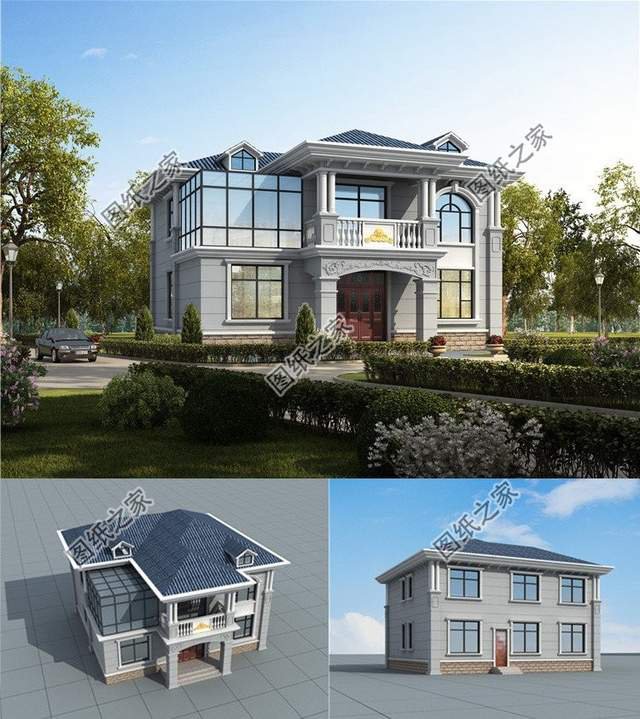 鄉村帶陽光房自建別墅設計，在慢節奏的農村里感受自然慢生活