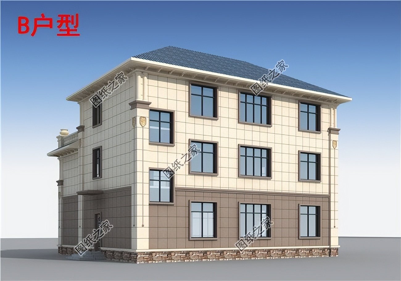 農村兩層半別墅推薦，實用型房屋設計，更適合農村建造