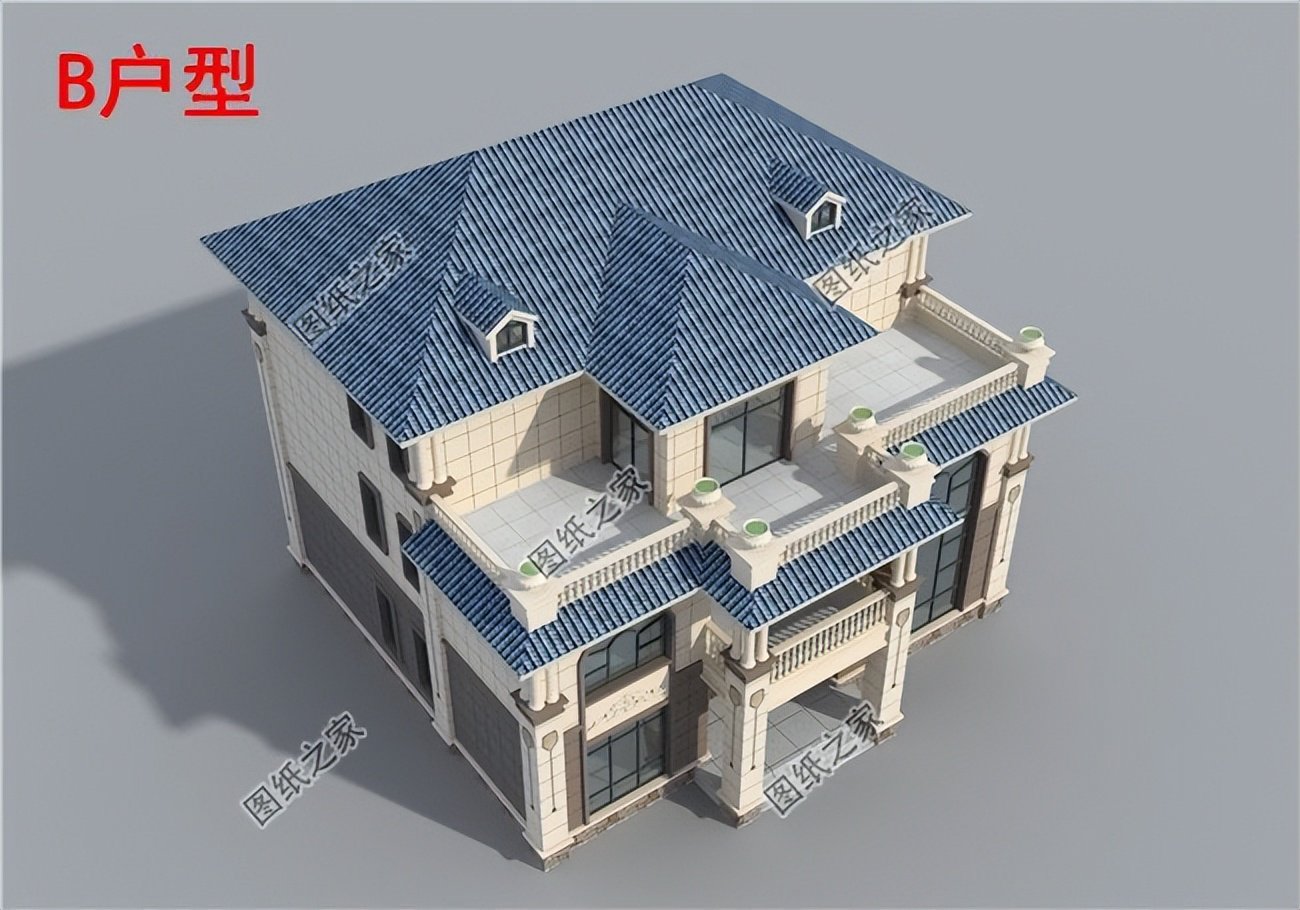 農村兩層半別墅推薦，實用型房屋設計，更適合農村建造