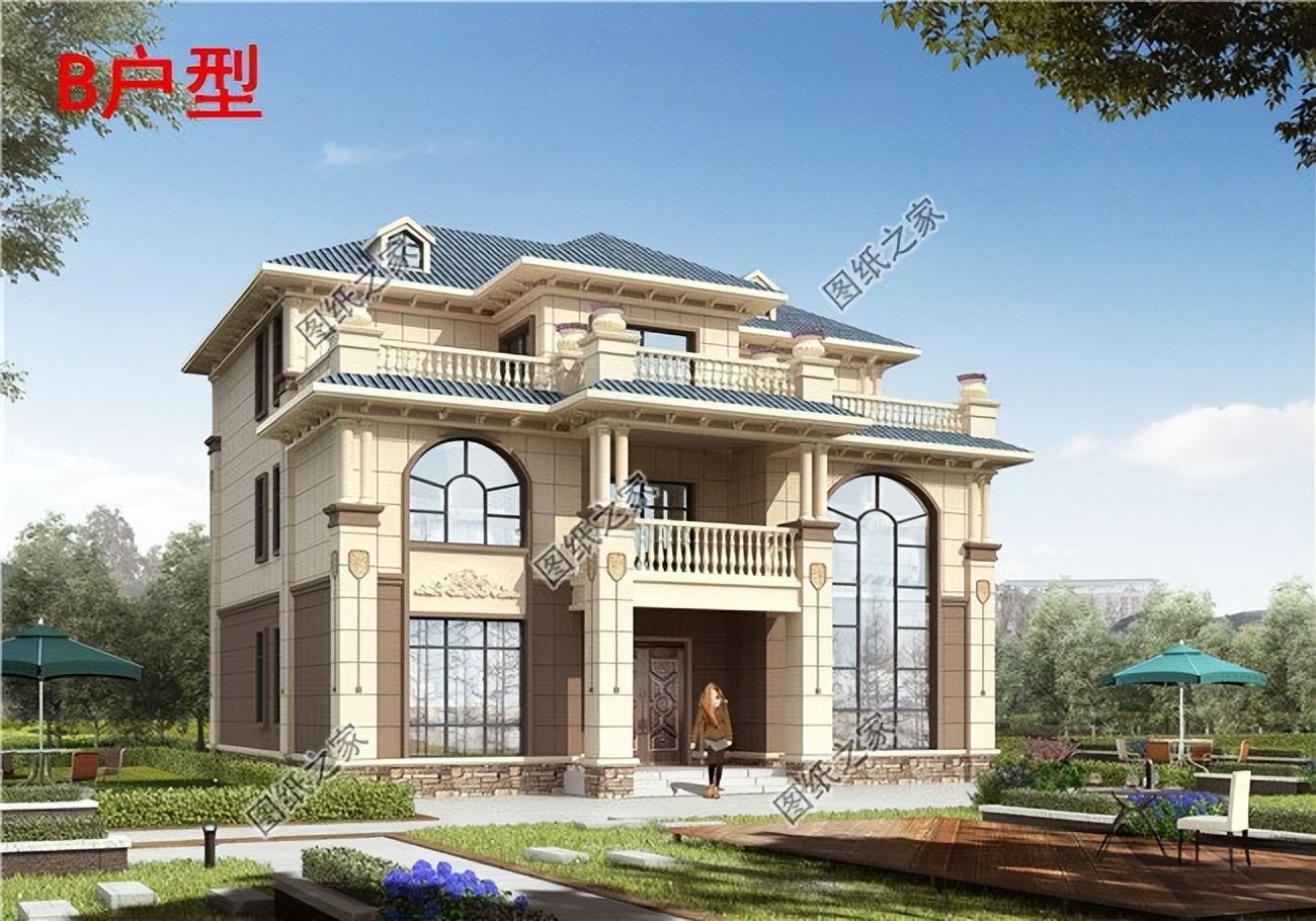 農村兩層半別墅推薦，實用型房屋設計，更適合農村建造