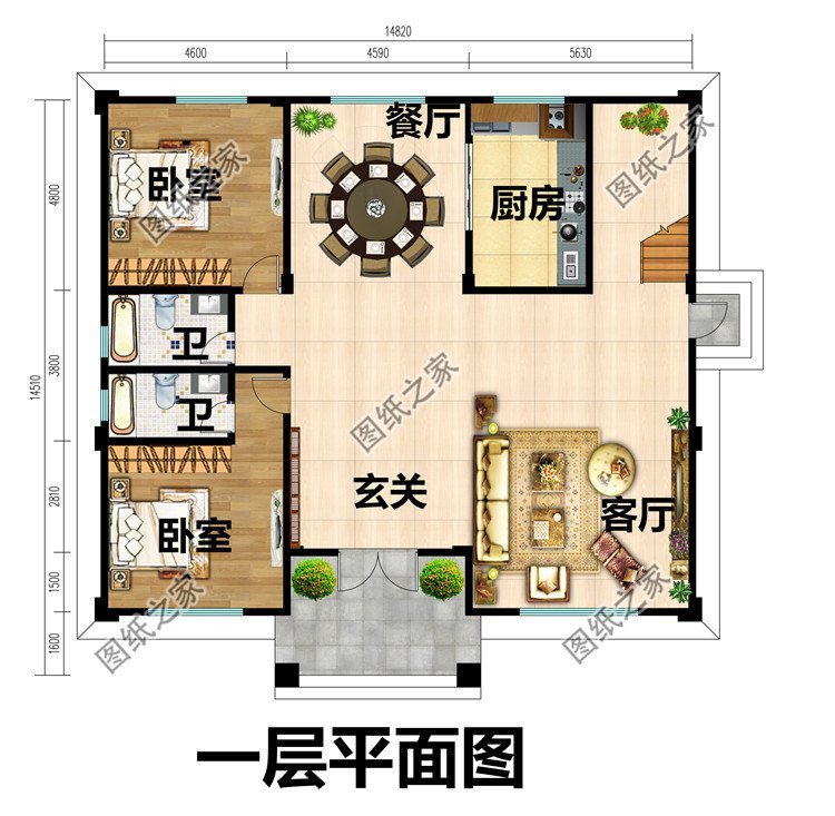 農村兩層半別墅推薦，實用型房屋設計，更適合農村建造