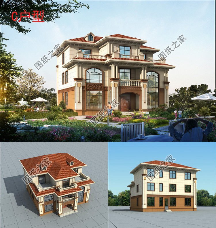 農村兩層半別墅推薦，實用型房屋設計，更適合農村建造