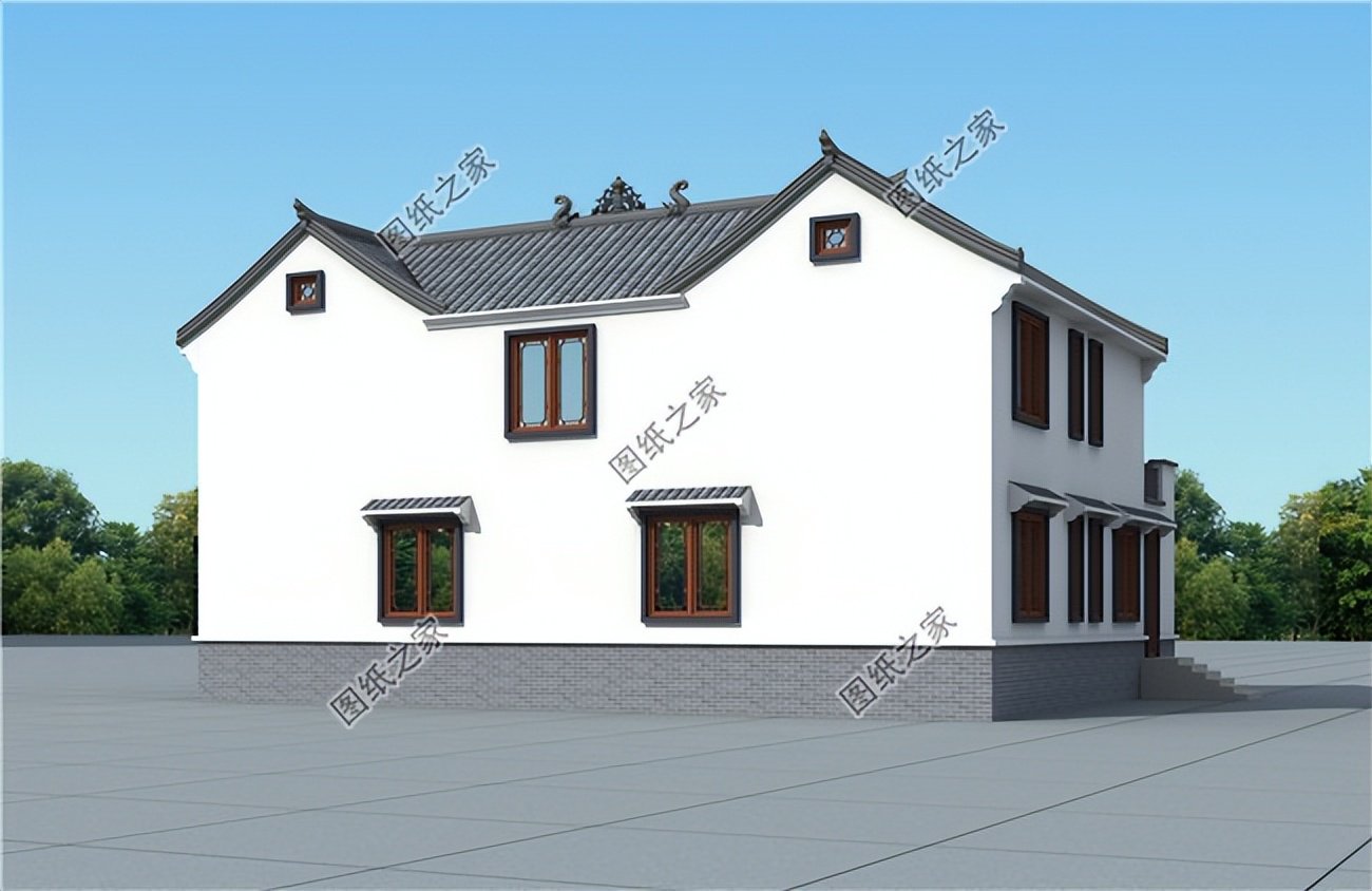 中式四合院別墅推薦，古典庭院設(shè)計(jì)重新譜寫農(nóng)村建房新篇章