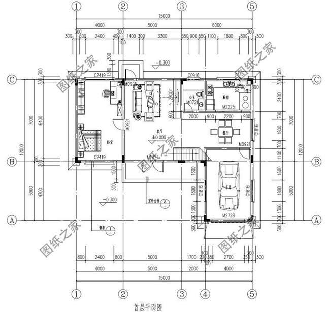 農(nóng)村二層小別墅推薦，都帶有車(chē)庫(kù)設(shè)計(jì)，方便戶(hù)主出行