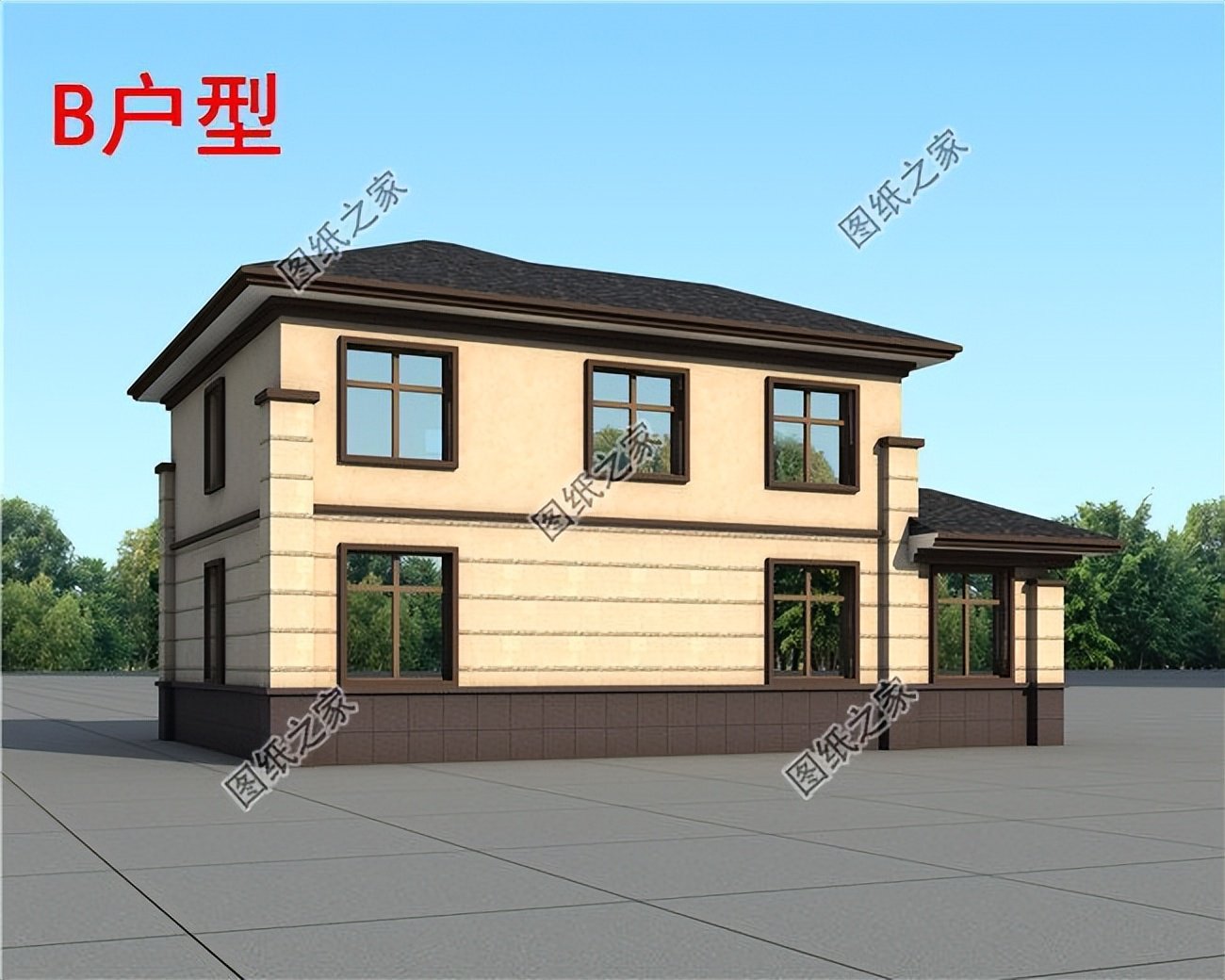 農村帶獨立廚房別墅設計，布局合理實用提升不少居住幸福感