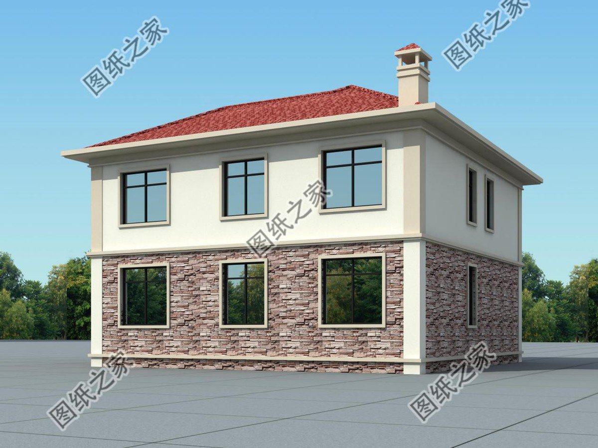 歐式農村別墅推薦，多露臺多陽臺的設計，增添整個住宅的美感