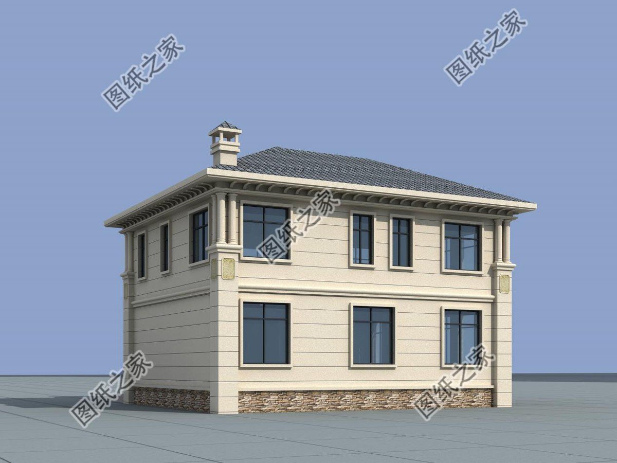 歐式農村別墅推薦，多露臺多陽臺的設計，增添整個住宅的美感