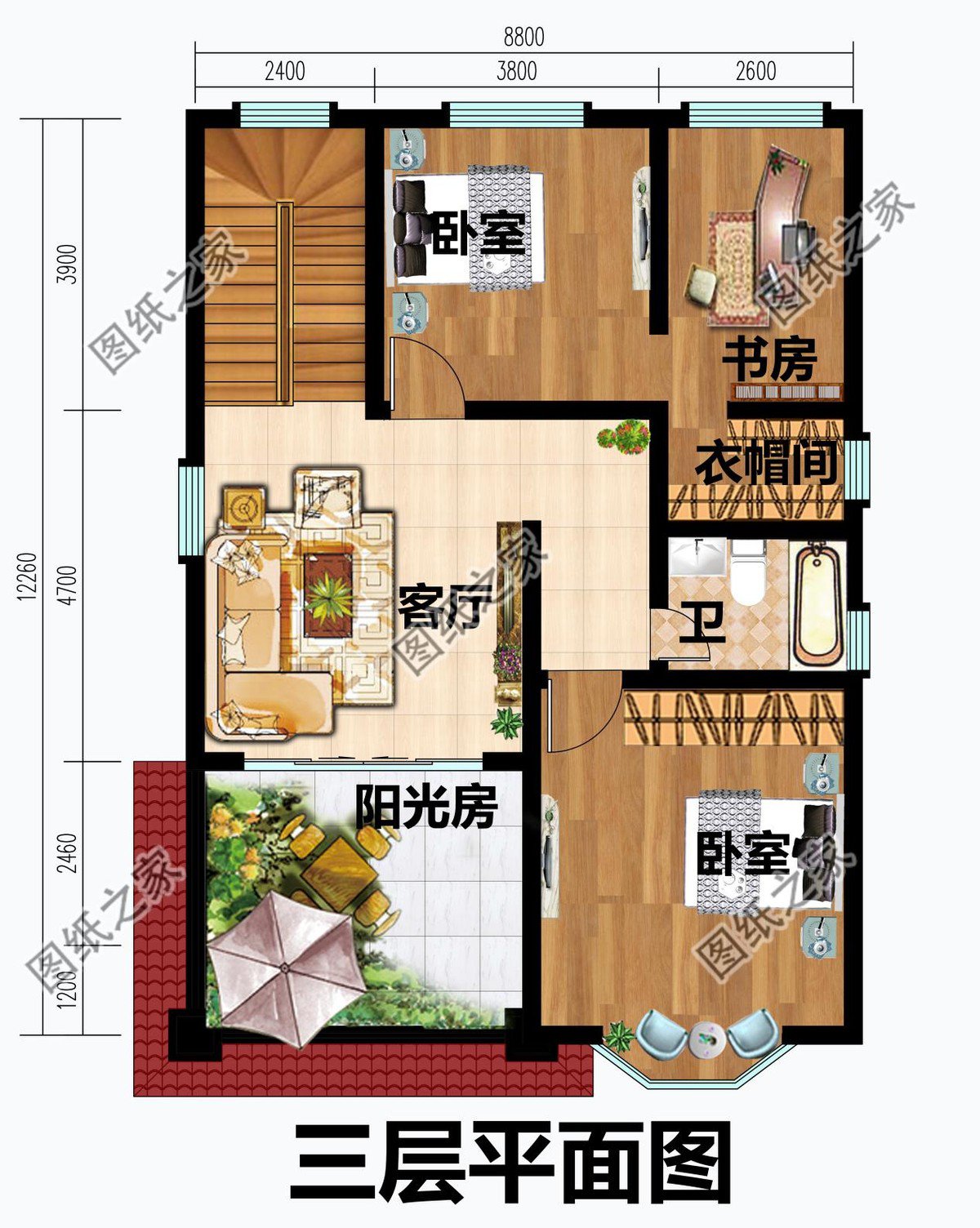 農(nóng)村帶陽(yáng)光房別墅設(shè)計(jì)，外觀造型顏值在線，給人眼前一亮的感受