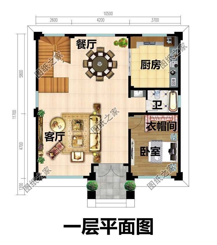 四款三層別墅設計，豐富的立面造型，盡顯莊嚴大氣