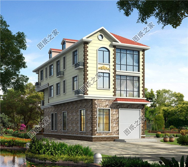 農村帶商鋪自建房推薦，一層為門臉二三層自住，掙錢生活兩不誤