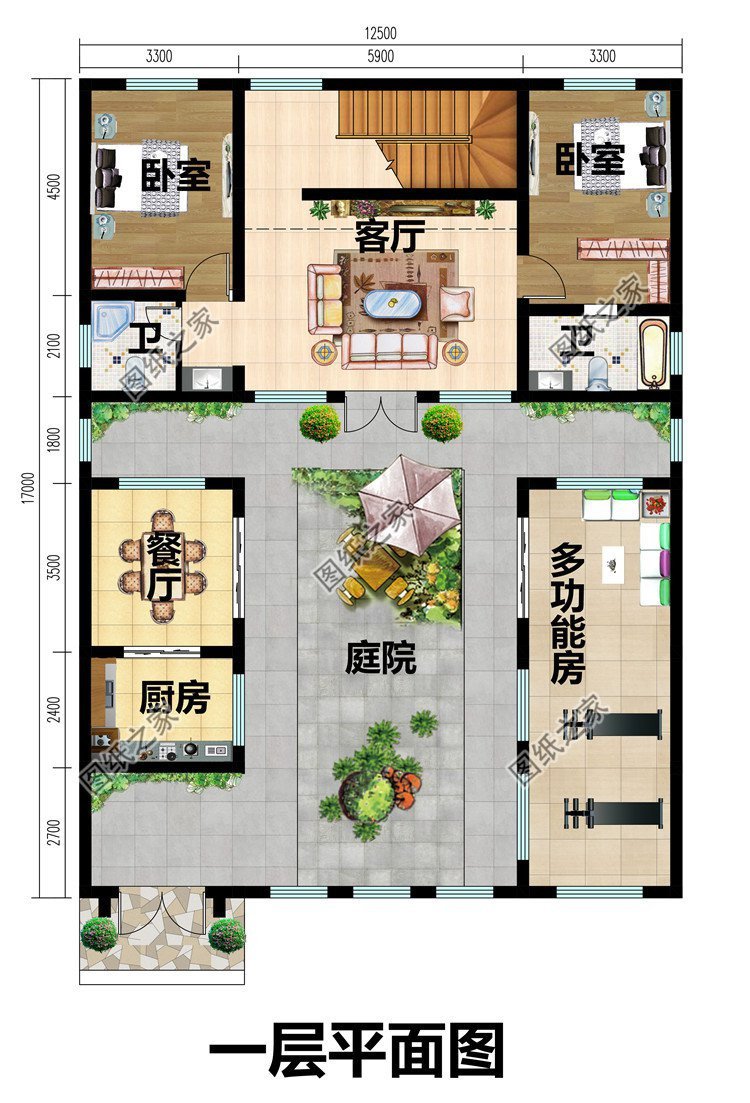 經典中式合院別墅設計，祖孫三代人代代相傳，永不過時