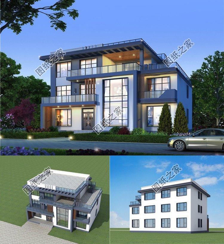 現代風農村別墅推薦，時尚流行的外觀造型盡顯高級風