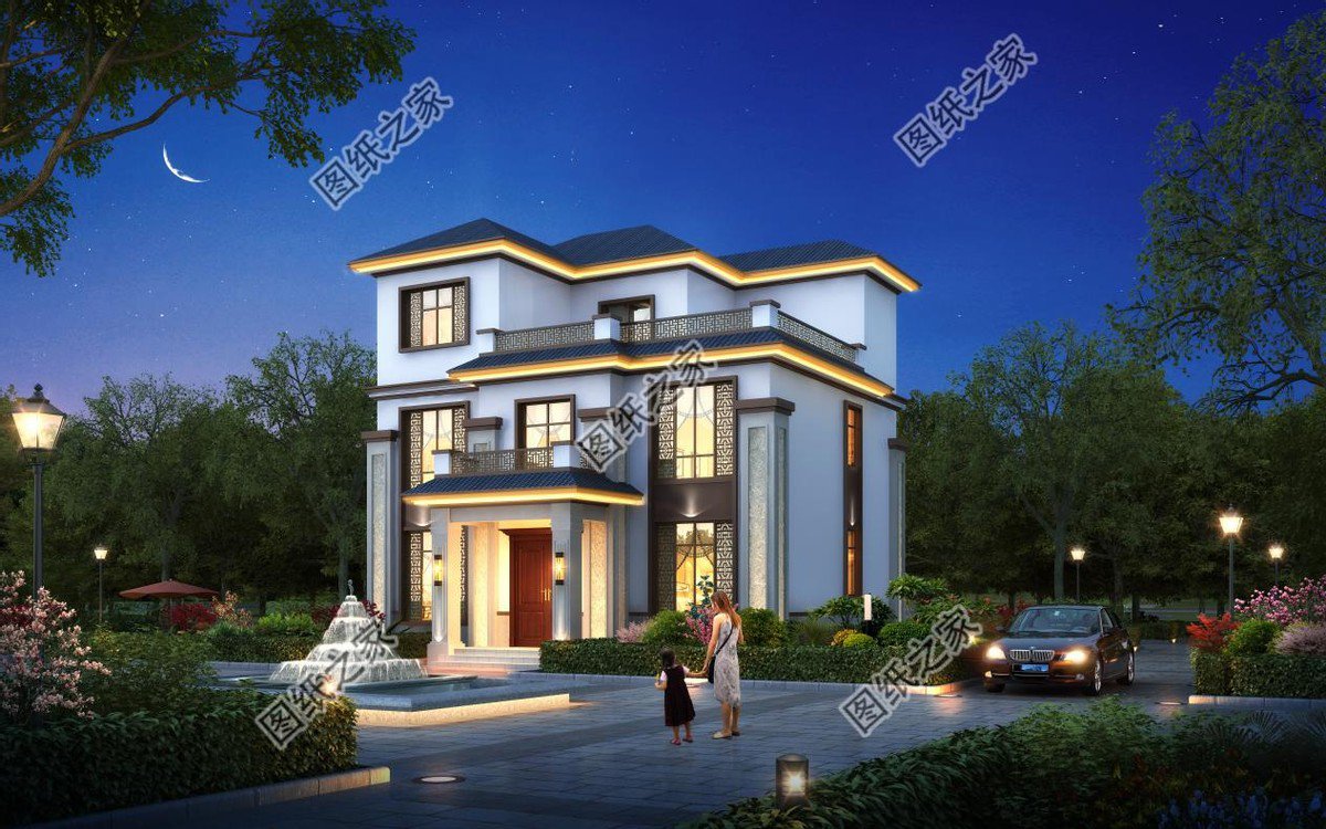 新中式建筑風格自建別墅經典之作，深受廣大建房者的喜愛