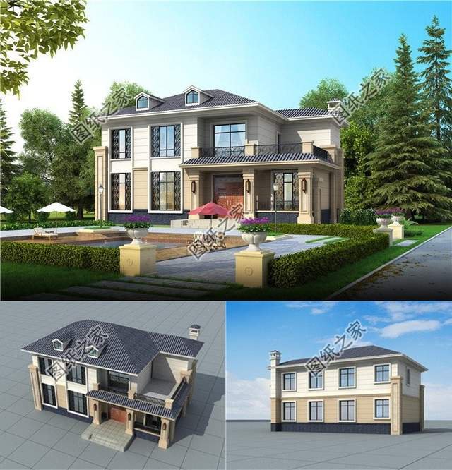 農村二層精致小洋樓，蓋上一棟這么漂亮的洋樓，誰能不心動？