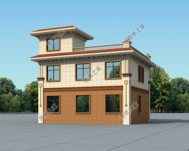 占地120平農(nóng)村別墅設(shè)計(jì)，在農(nóng)村老家建一棟，誰見了不眼饞