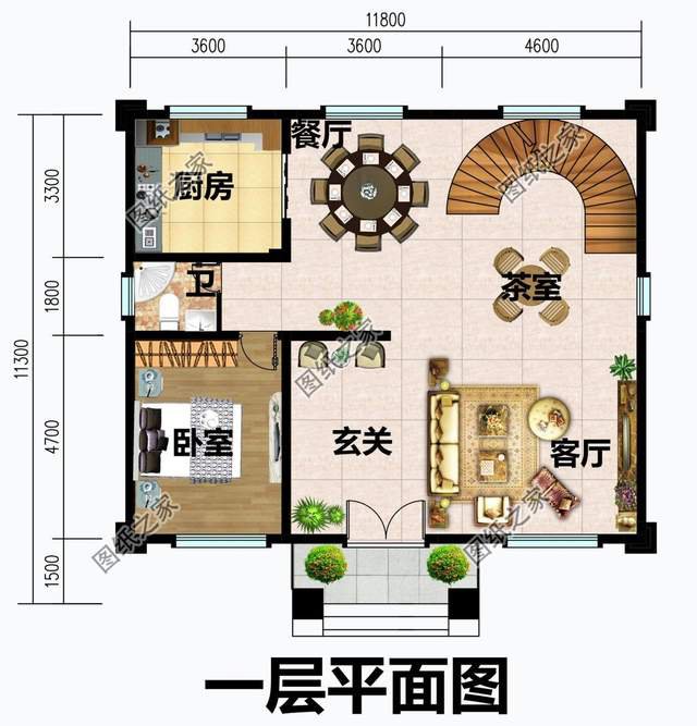 占地120平農(nóng)村別墅設(shè)計(jì)，在農(nóng)村老家建一棟，誰見了不眼饞